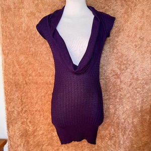 Demanding Purple Knit Plunging V-neck dress Size XS/S